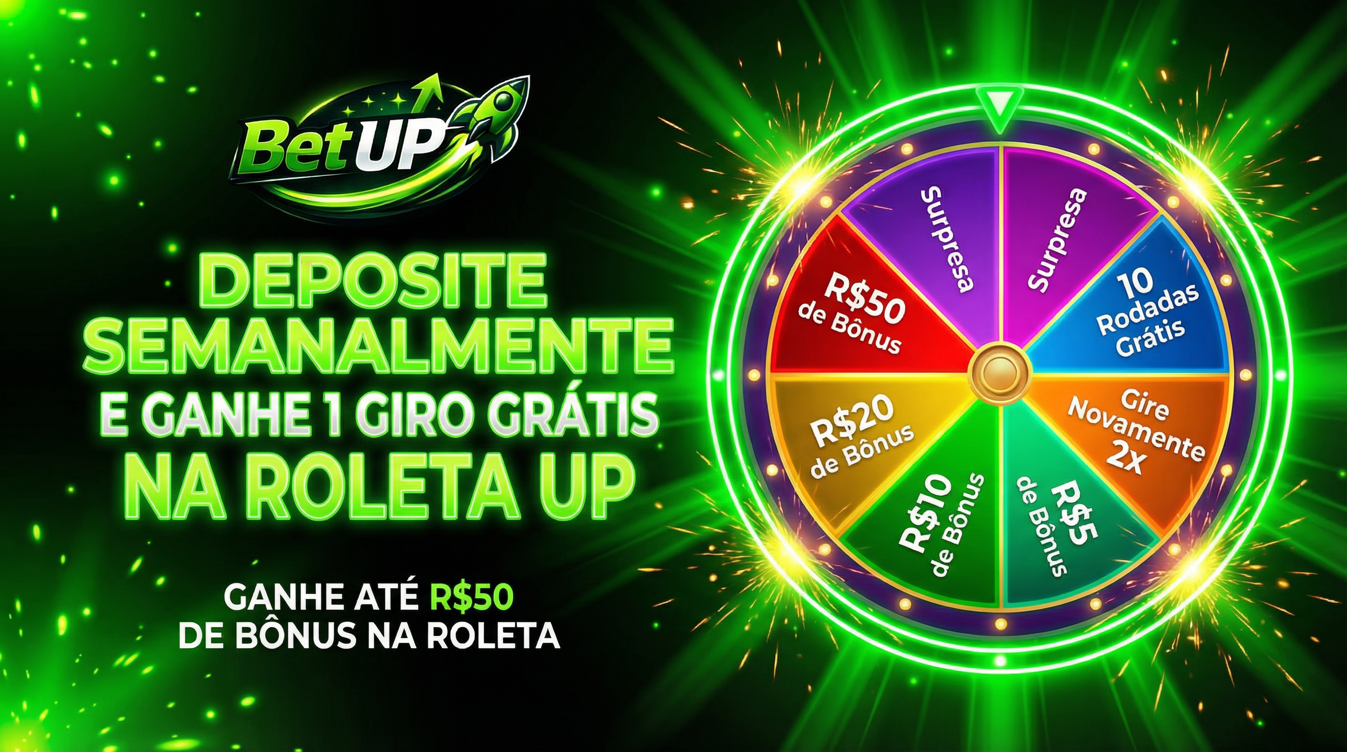Roleta UP - Campanha R$100